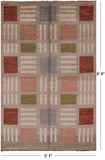 Tribal Gabbeh Hand Knotted Wool Rug - 5' 7" X 8' 8" - Golden Nile