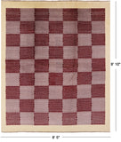 Persian Gabbeh Hand Knotted Wool Rug - 8' 5" X 9' 10" - Golden Nile