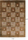 Persian Gabbeh Hand Knotted Wool Rug - 8' 10" X 12' 7" - Golden Nile