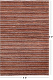 Tribal Gabbeh Handmade Area Rug - 4' 6" X 6' 9" - Golden Nile