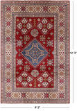 Red Kazak Handmade Area Rug - 8' 2" X 12' 3" - Golden Nile