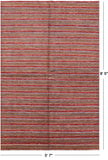 Persian Gabbeh Hand Knotted Wool Rug - 5' 7" X 8' 5" - Golden Nile