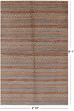 Persian Gabbeh Hand Knotted Wool Rug - 5' 10" X 9' 1" - Golden Nile