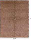 Persian Gabbeh Handmade Wool Area Rug - 5' 10" X 7' 9" - Golden Nile