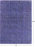 Persian Overdyed Hand Knotted Wool Area Rug - 7' 3" X 10' 4" - Golden Nile