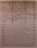 Chobi Peshawar Handmade Wool Area Rug - 9' 0" X 12' 0" - Golden Nile