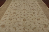 Ivory Chobi Peshawar Hand Knotted Rug - 8' 10" X 12' 3"