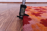 Full Pile Overdyed Hand Knotted Wool Rug - 3' 7" X 5' 7" - Golden Nile