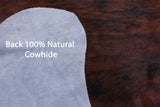 Brindle Natural Hair-On Cowhide Rug - 7' 4" X 6' 1" - Golden Nile