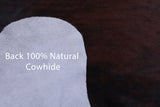 Brindle Natural Hair-On Cowhide Rug - 6' 9" X 6' 1" - Golden Nile
