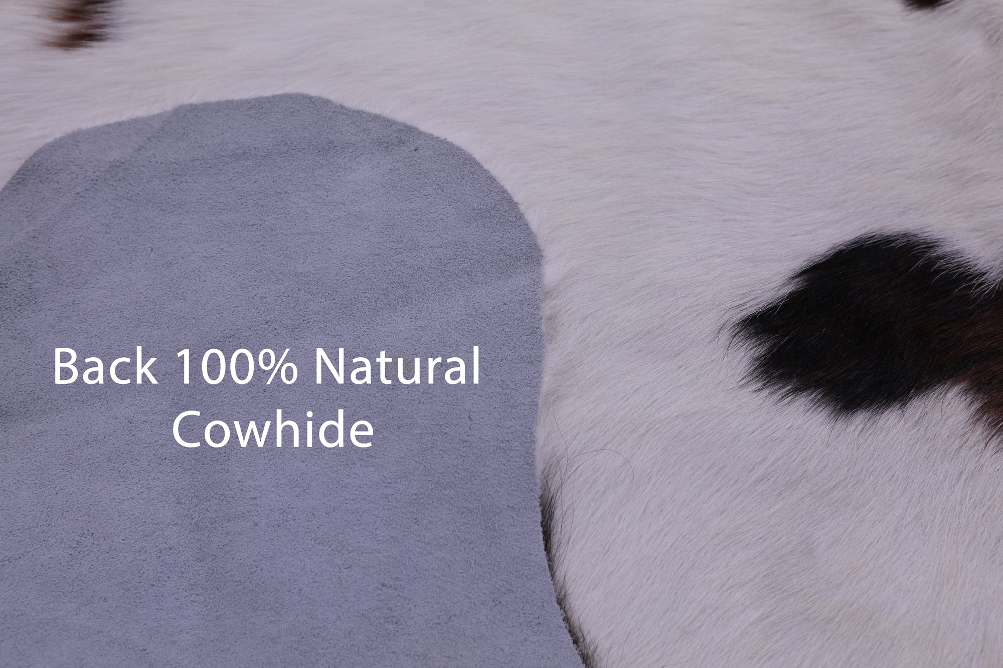 Brown & White Natural Hair-On Cowhide Rug - 6' 8" X 5' 10" - Golden Nile
