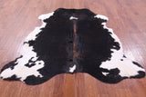 Tricolor Natural Hair-On Cowhide Rug - 6' 9" X 6' 2" - Golden Nile