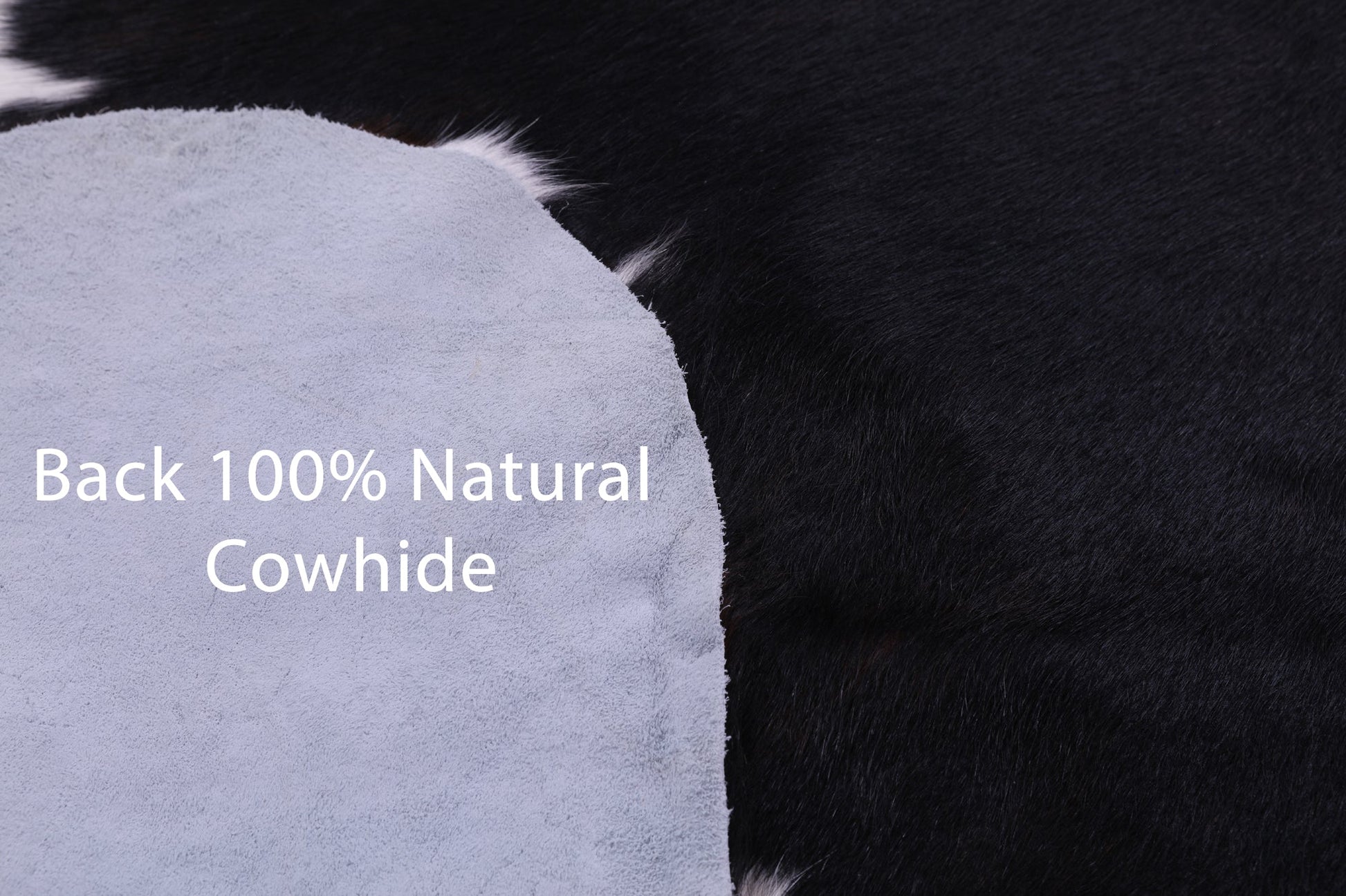 Tricolor Natural Hair-On Cowhide Rug - 6' 9" X 6' 2" - Golden Nile