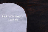 Tricolor Natural Hair-On Cowhide Rug - 6' 9" X 6' 0" - Golden Nile