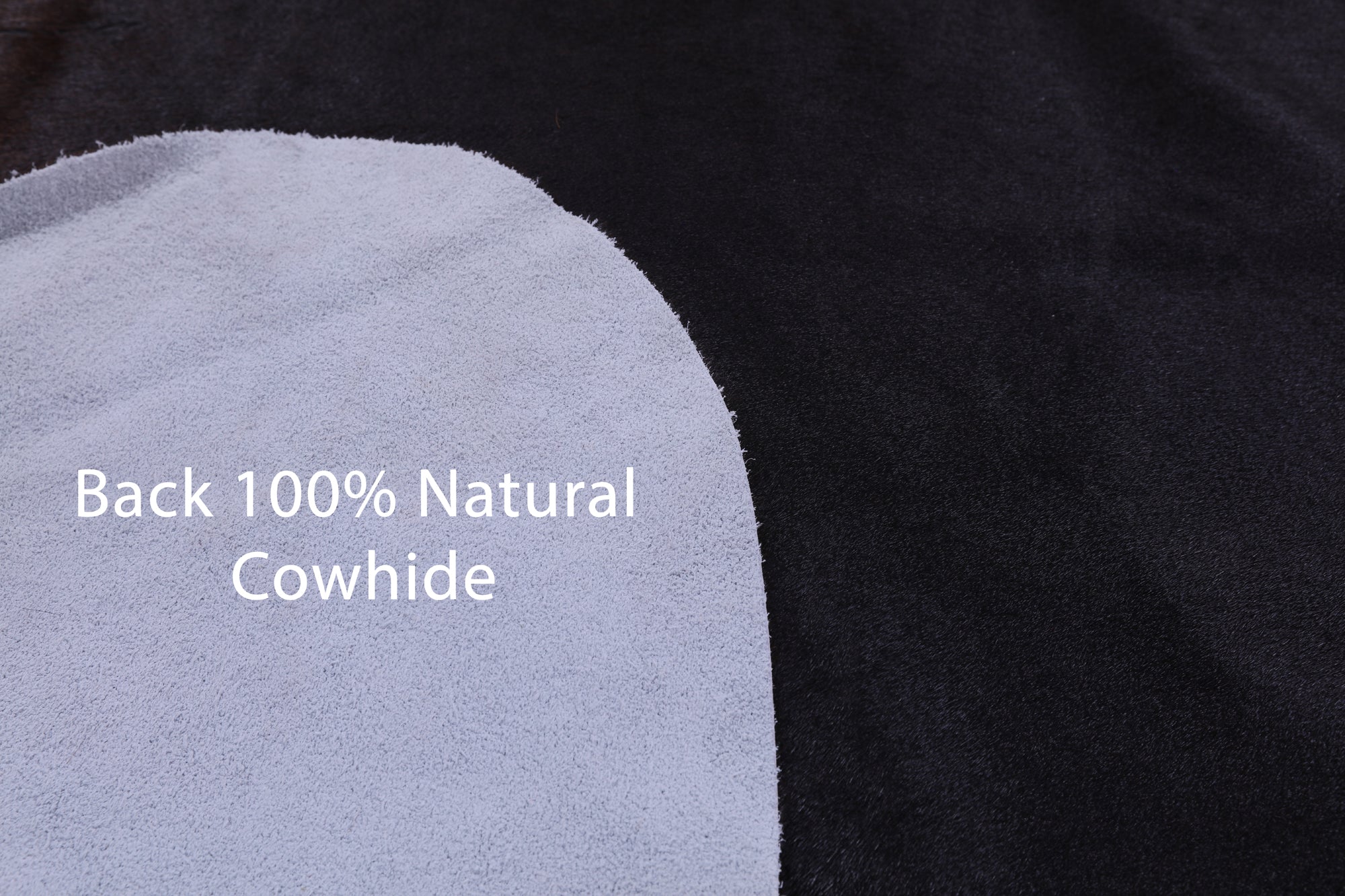 Brown Natural Hair-On Cowhide Rug - 7' 11" X 7' 4" - Golden Nile