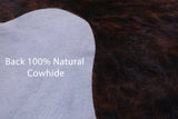 Brindle Natural Hair-On Cowhide Rug - 6' 10" X 6' 0" - Golden Nile