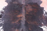 Tricolor Natural Hair-On Cowhide Rug - 6' 8" X 6' 6" - Golden Nile