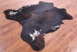 Tricolor Natural Hair-On Cowhide Rug - 6' 8" X 6' 6" - Golden Nile