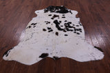 Tricolor Natural Hair-On Cowhide Rug - 6' 9" X 5' 11" - Golden Nile