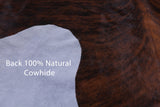 Brindle Natural Hair-On Cowhide Rug - 6' 9" X 5' 8" - Golden Nile