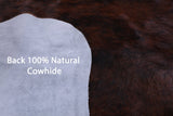 Brindle Natural Hair-On Cowhide Rug - 6' 11" X 6' 3" - Golden Nile