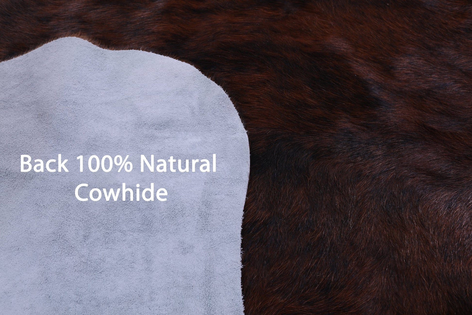 Brindle Natural Hair-On Cowhide Rug - 6' 11" X 6' 3" - Golden Nile