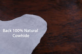 Brindle Natural Hair-On Cowhide Rug - 6' 6" X 5' 9" - Golden Nile
