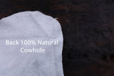 Tricolor Natural Hair-On Cowhide Rug - 6' 9" X 5' 10" - Golden Nile