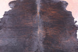 Brown Natural Hair-On Cowhide Rug - 6' 6" X 5' 11" - Golden Nile