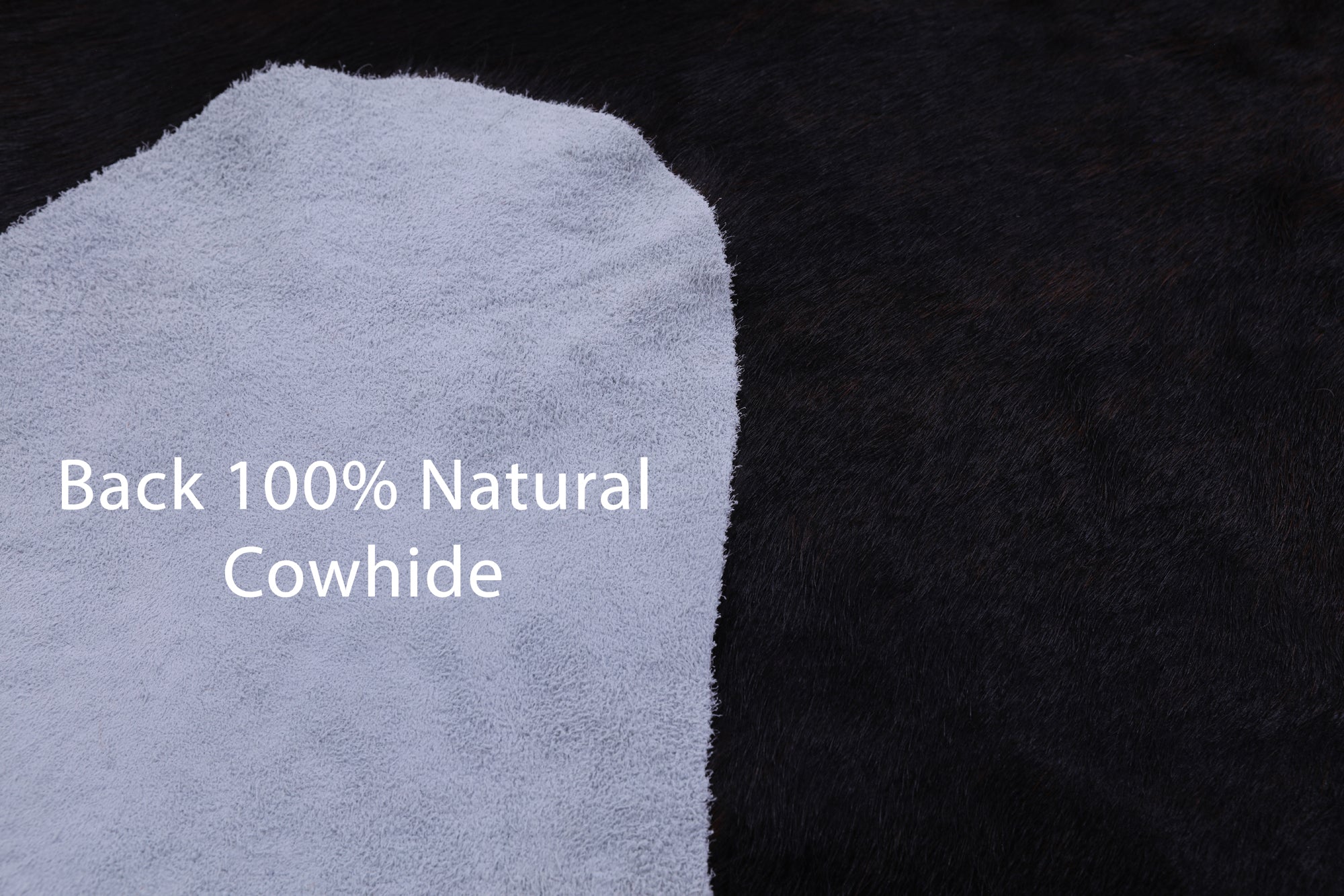 Brown Natural Hair-On Cowhide Rug - 6' 6" X 5' 11" - Golden Nile
