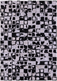 Wabi-Sabi Black & White Natural Cowhide Hand Stitched Patchwork Rug - 6' 10" X 9' 8" - Golden Nile