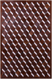 Brown & White Natural Cowhide Hand Stitched Patchwork Rug - 6' 8" X 10' 0" - Golden Nile