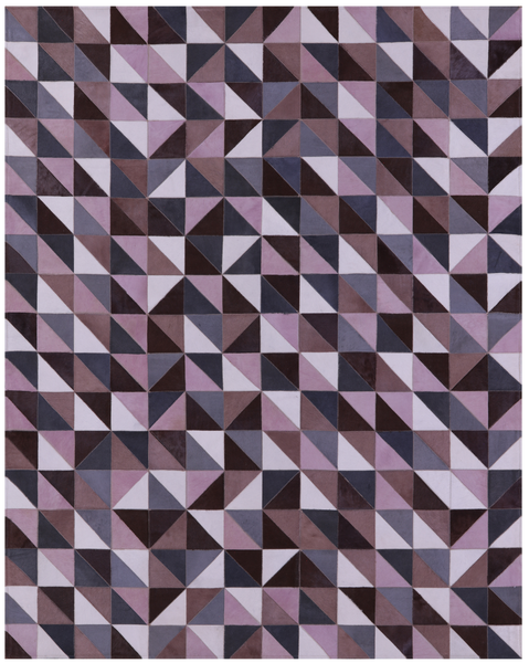 Natural Cowhide Hand Stitched Patchwork Rug - 6' 7" X 8' 2" - Golden Nile