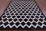 Brown & White Natural Cowhide Hand Stitched Patchwork Rug - 6' 8" X 8' 4" - Golden Nile