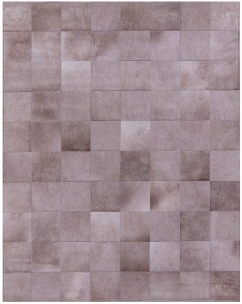 Light Brown Natural Cowhide Hand Stitched Patchwork Rug - 5' 3" X 6' 6" - Golden Nile