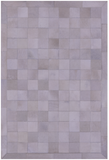 White Natural Cowhide Hand Stitched Patchwork Rug - 3' 4" X 5' 0" - Golden Nile