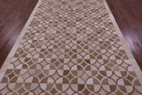 Brown Natural Cowhide Hand Stitched Patchwork Rug - 6' 4" X 9' 5" - Golden Nile