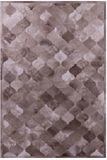 Lantern Tile Brown Natural Cowhide Hand Stitched Patchwork Rug - 6' 8" X 10' 0" - Golden Nile