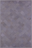 Lantern Tile White Natural Cowhide Hand Stitched Patchwork Rug - 6' 8" X 10' 0" - Golden Nile