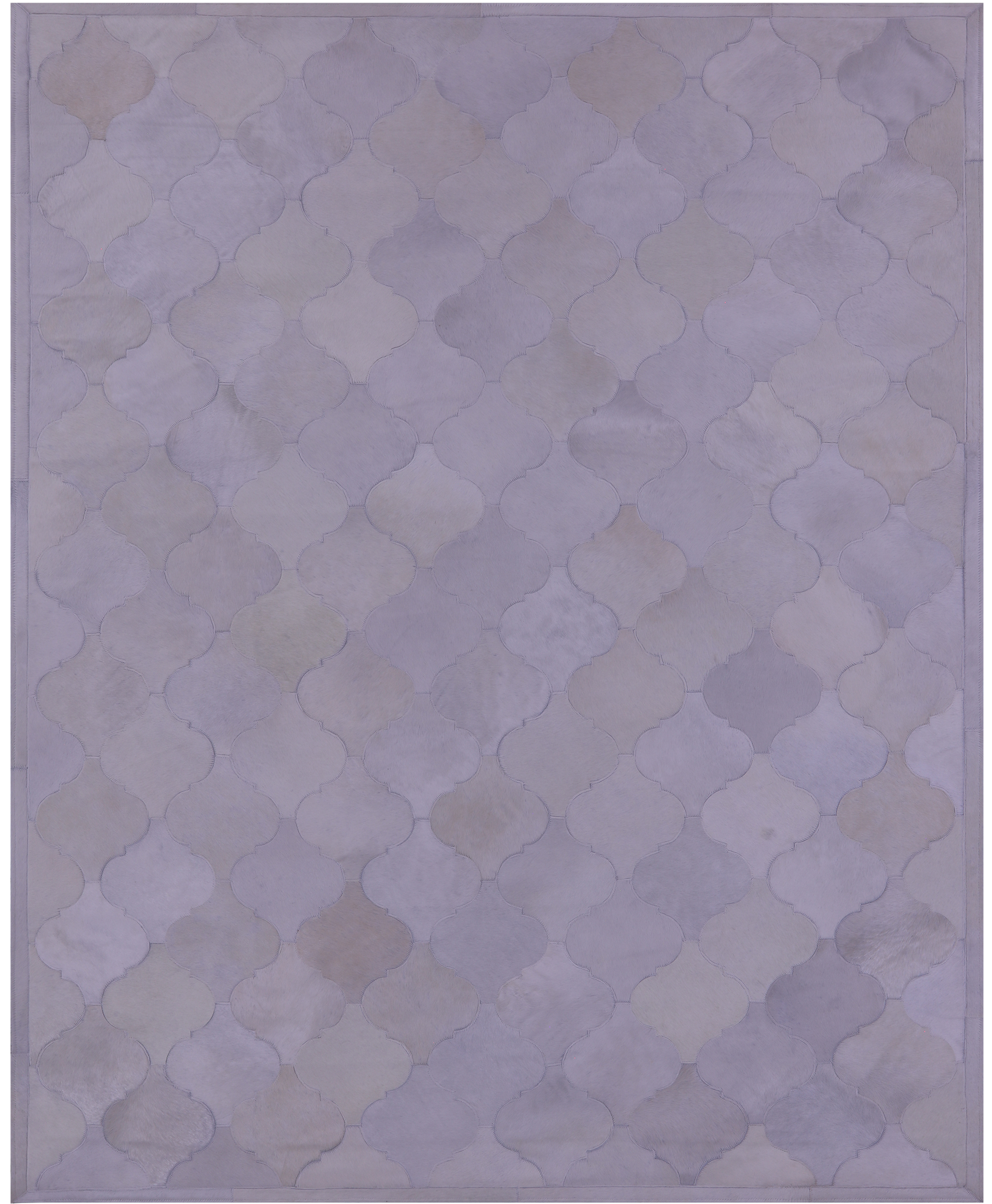 Natural Cowhide Hand Stitched Patchwork Rug - 6' 8" X 8' 4" - Golden Nile