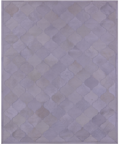 Natural Cowhide Hand Stitched Patchwork Rug - 6' 8