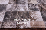 Brown Brindle Natural Cowhide Hand Stitched Patchwork Rug - 3' 4" X 5' 0"