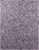Grey Natural Cowhide Hand Stitched Patchwork Rug - 9' 0" X 12' 0"