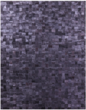 Black Natural Cowhide Hand Stitched Patchwork Rug - 9' 0" X 12' 0"