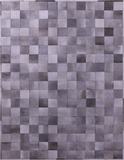Grey Natural Cowhide Hand Stitched Patchwork Rug - 9' 0" X 12' 0"