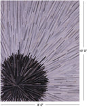 Brown & White Natural Cowhide Hand Stitched Patchwork Rug - 8' 0" X 10' 0"