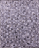 Grey Natural Cowhide Hand Stitched Patchwork Rug - 8' 0" X 10' 0"