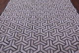 Grey & White Natural Cowhide Hand Stitched Patchwork Rug - 8' 0" X 10' 0"