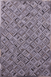 Grey & White Natural Cowhide Hand Stitched Patchwork Rug - 6' 0" X 9' 0"