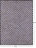 Black & White Natural Cowhide Hand Stitched Patchwork Rug - 9' 0" X 12' 0"